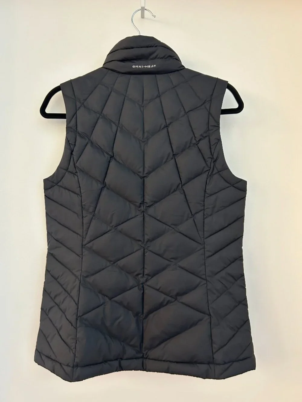 Columbia Women's Insulated Omni Heat Down Heavenly II Vest in Black Size S